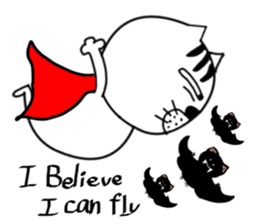 A cat from Saturn 2 sticker #13659541