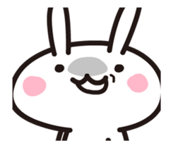 easy rabbit on the move sticker #13659963