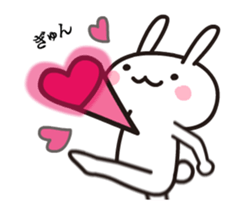 easy rabbit on the move sticker #13659964