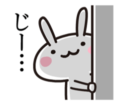 easy rabbit on the move sticker #13659965