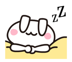 easy rabbit on the move sticker #13659966