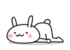 easy rabbit on the move sticker #13659975