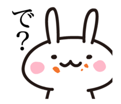 easy rabbit on the move sticker #13659976