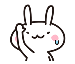 easy rabbit on the move sticker #13659980