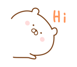 Kumaman english2 sticker #13659982