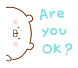 Kumaman english2 sticker #13660002