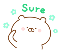 Kumaman english2 sticker #13660007