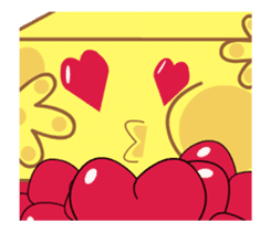 Cheesy Cheese on the move! sticker #13660190