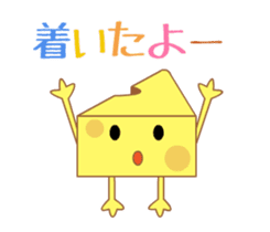 Cheesy Cheese on the move! sticker #13660191