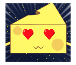 Cheesy Cheese on the move! sticker #13660198