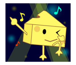 Cheesy Cheese on the move! sticker #13660201