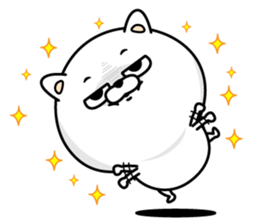 Cat eyes are not laughing sticker #13661813