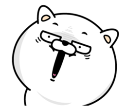 Cat eyes are not laughing sticker #13661817