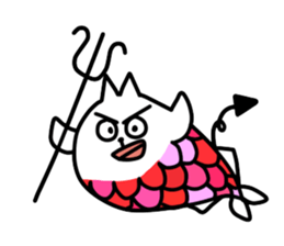 cat fish & cat john 2 sticker #13661977