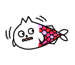 cat fish & cat john 2 sticker #13661978