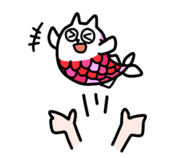 cat fish & cat john 2 sticker #13661981