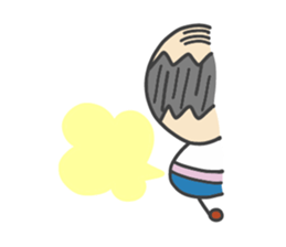 Present Stickers[A little anxious"ARU"2] sticker #13662319