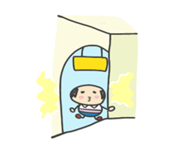 Present Stickers[A little anxious"ARU"2] sticker #13662322