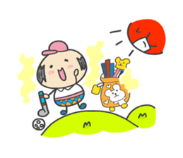 Present Stickers[A little anxious"ARU"2] sticker #13662327