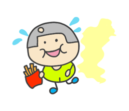 Present Stickers[A little anxious"ARU"2] sticker #13662340