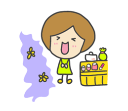 Present Stickers[A little anxious"ARU"2] sticker #13662342