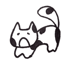 GANBARU-cat sticker #13662631