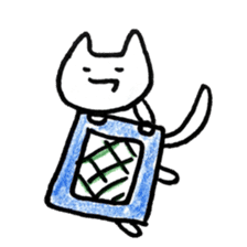 GANBARU-cat sticker #13662640