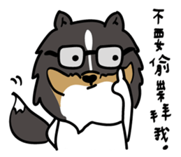 Red Bean and Black Nu. sticker #13663349