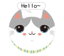 I love CAT Face sticker #13663848