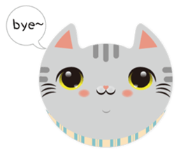 I love CAT Face sticker #13663853