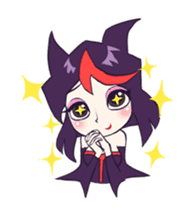 Vampire Lili animation sticker #13663928
