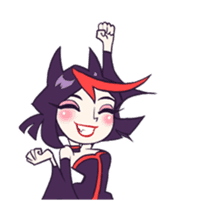 Vampire Lili animation sticker #13663929