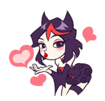 Vampire Lili animation sticker #13663932