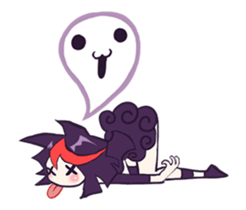Vampire Lili animation sticker #13663944