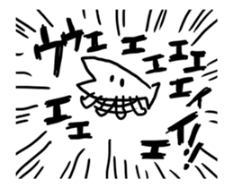 moving fish Sticker sticker #13664139