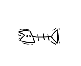 moving fish Sticker sticker #13664145