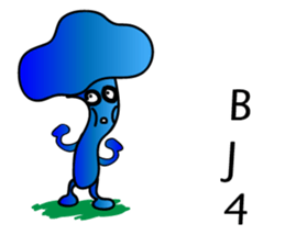 Ruthless-Blue-mushrooms sticker #13664355