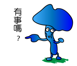 Ruthless-Blue-mushrooms sticker #13664360