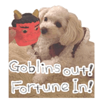 toy poodle "LUNLUN"-movie- English 2 sticker #13664530