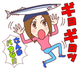 Natural healing women Autumn and winter sticker #13665055