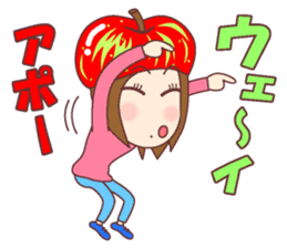 Natural healing women Autumn and winter sticker #13665057