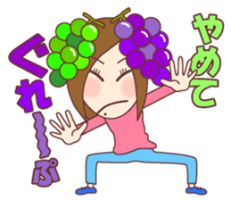 Natural healing women Autumn and winter sticker #13665060