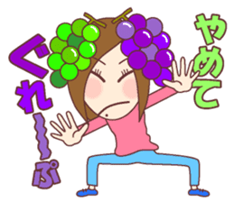 Natural healing women Autumn and winter sticker #13665060