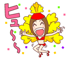 Natural healing women Autumn and winter sticker #13665068