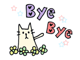 Animation! Cat's sticker (Basic set) sticker #13665689