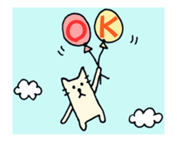 Animation! Cat's sticker (Basic set) sticker #13665694