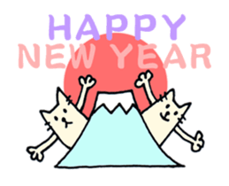 Animation! Cat's sticker (Basic set) sticker #13665708