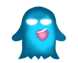 Cute Heart-Glowing Ghost 2 (animated) sticker #13665976
