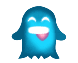 Cute Heart-Glowing Ghost 2 (animated) sticker #13665977