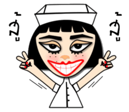 GG nurse version 2 sticker #13666040